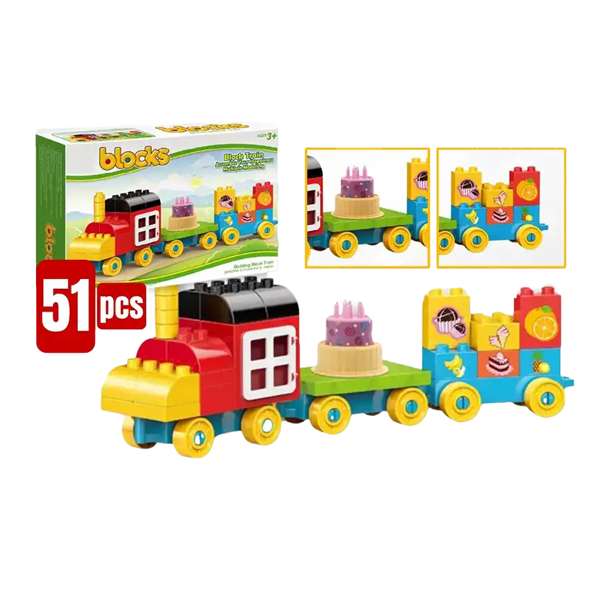 Blocks Train Assemble