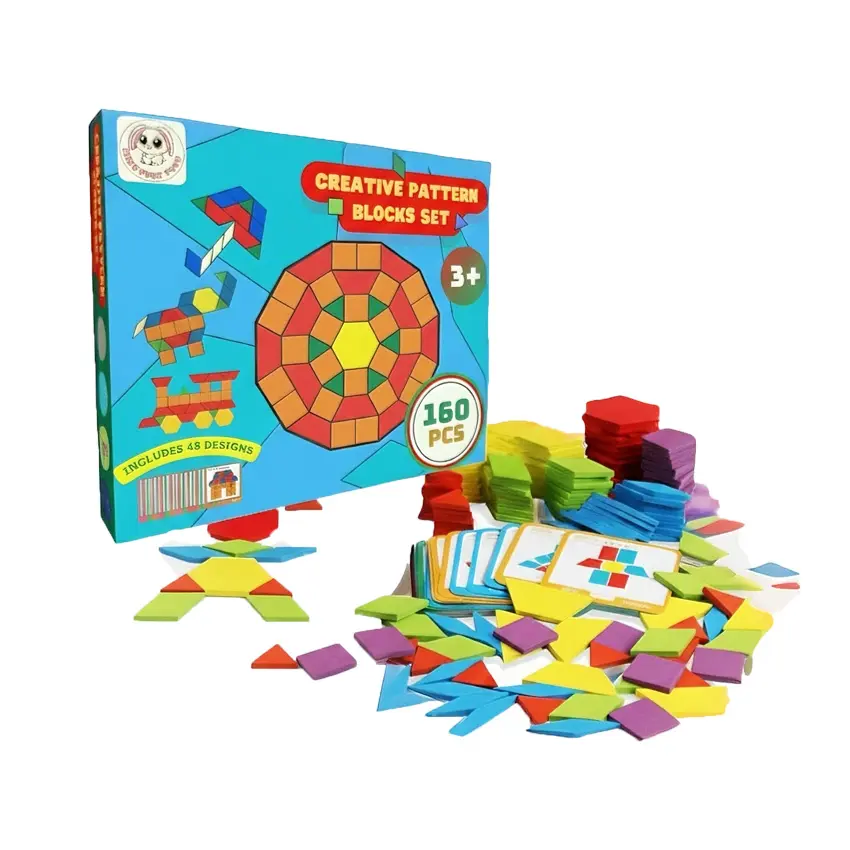 Creative Pattern Block Set 160 pcs