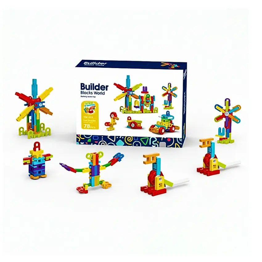 DIY Builder Blocks World 78 pcs