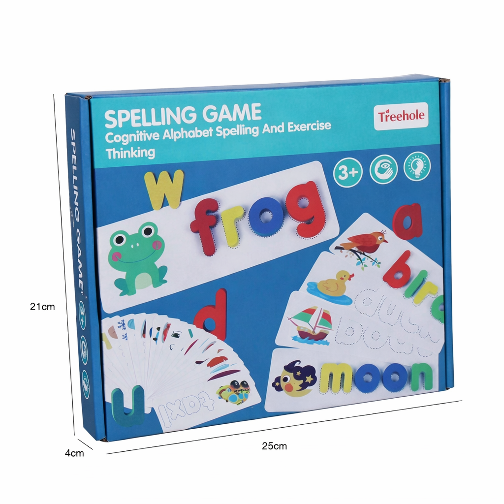 Unique Wooden Spelling Game English Words
