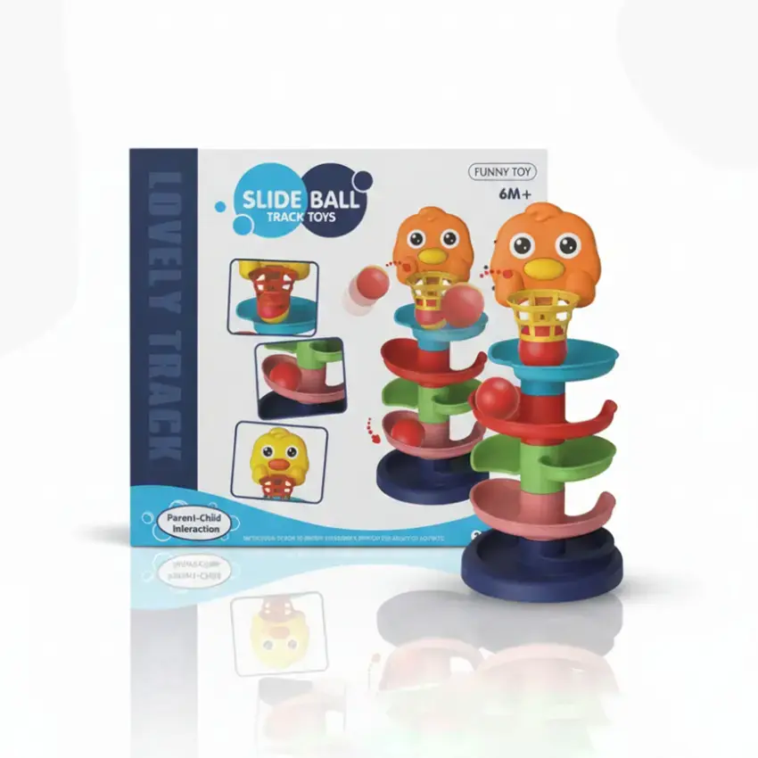 Kids Ball Slide Track Toy | Spiral Learning Toy for Babies