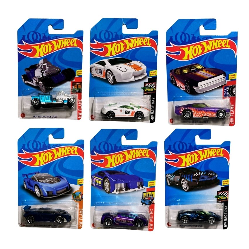 Die-Cast Alloy Supercar 6 pcs (Assorted)