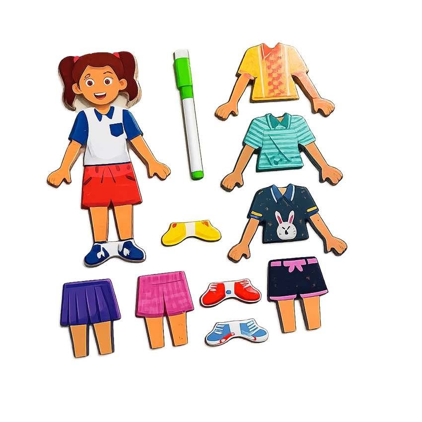 Little Girl Puzzle Set