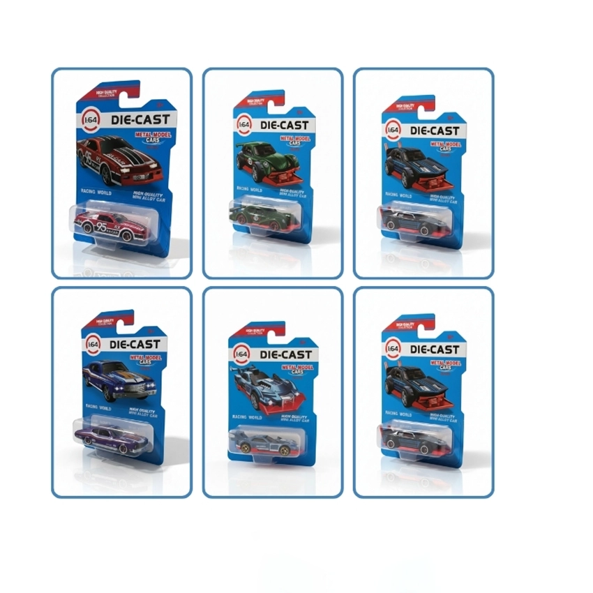 Die Cast Alloy Supercar 6 pcs