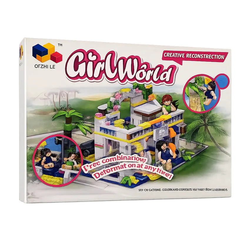 Girl World Building Blocks