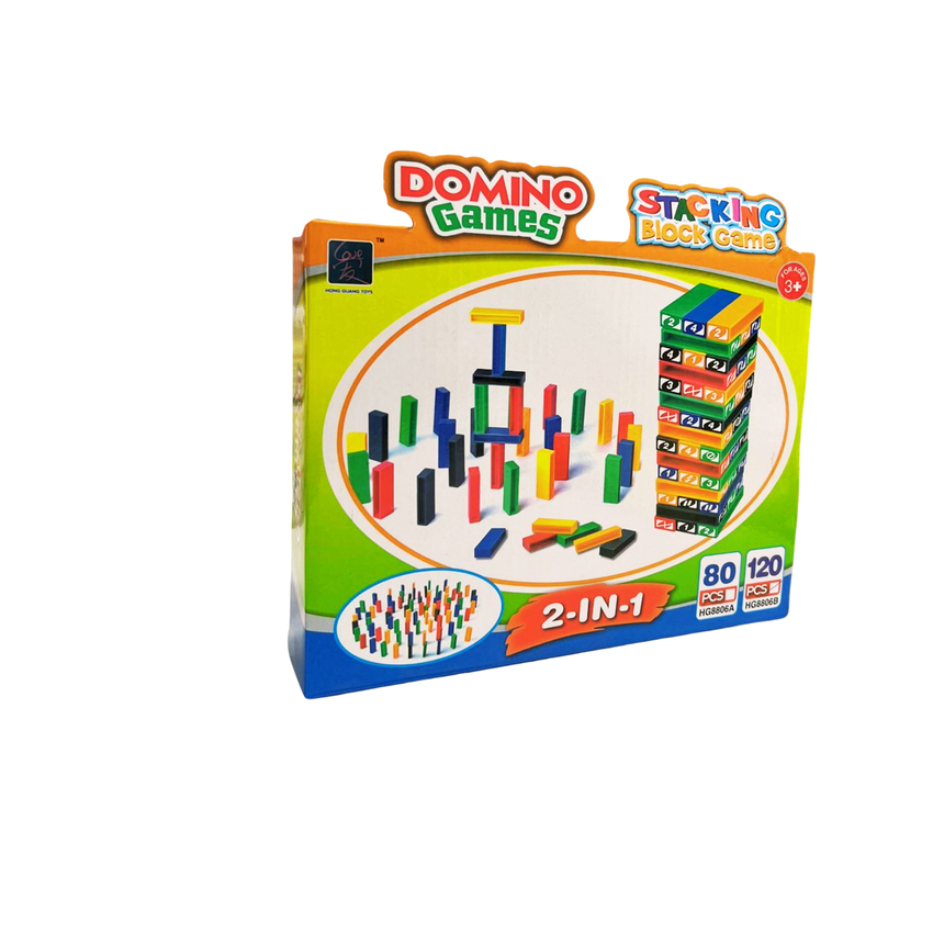 CP050 Domino & Stacking Block Game