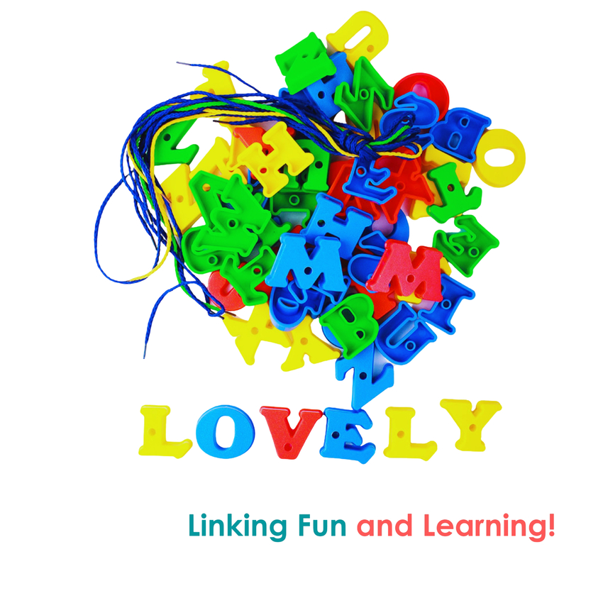 Letter Threaded Building Blocks