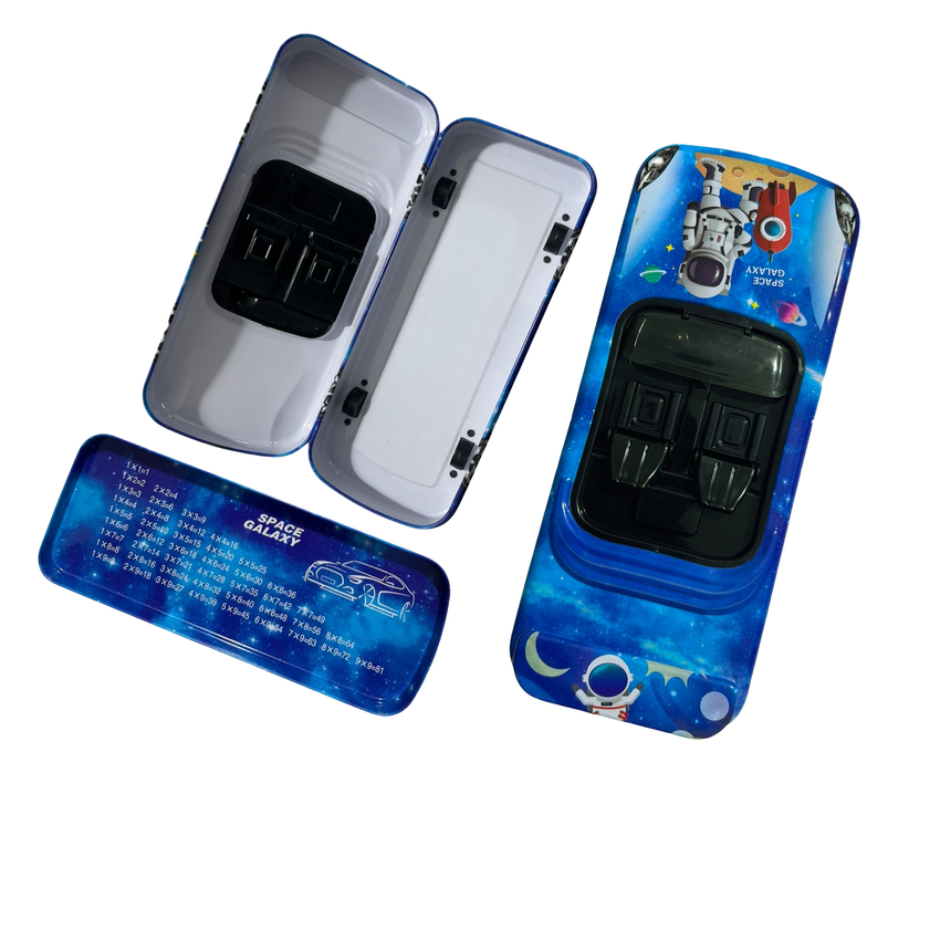 Space Galaxy Metal Car Pencil Box
