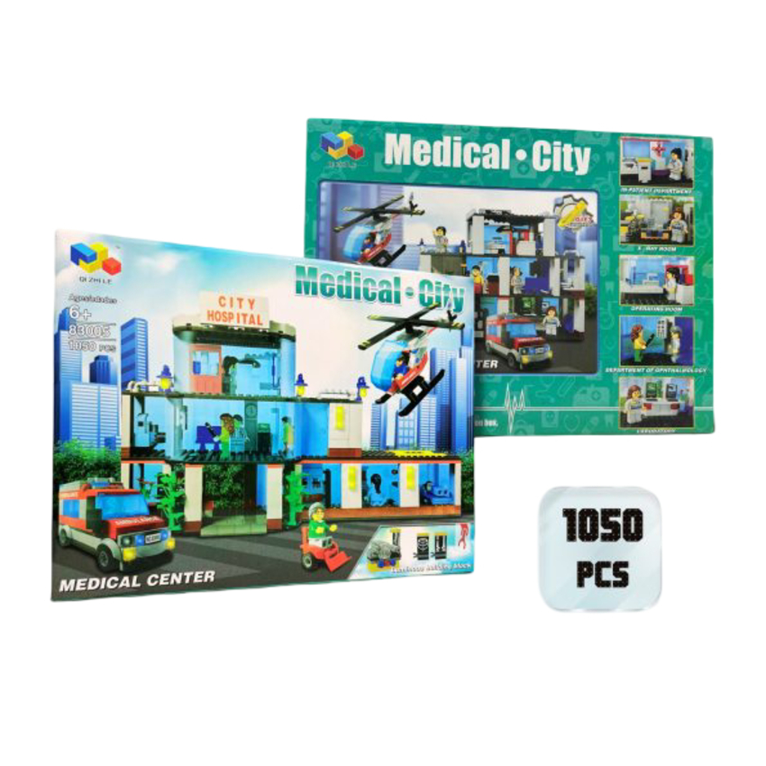 Amazing Medical City Building Blocks 1050 PCS
