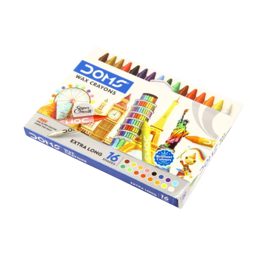 DOMS Wax Crayons 16 Shades