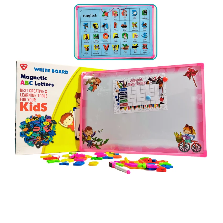 White Board Magnetic ABC Letters