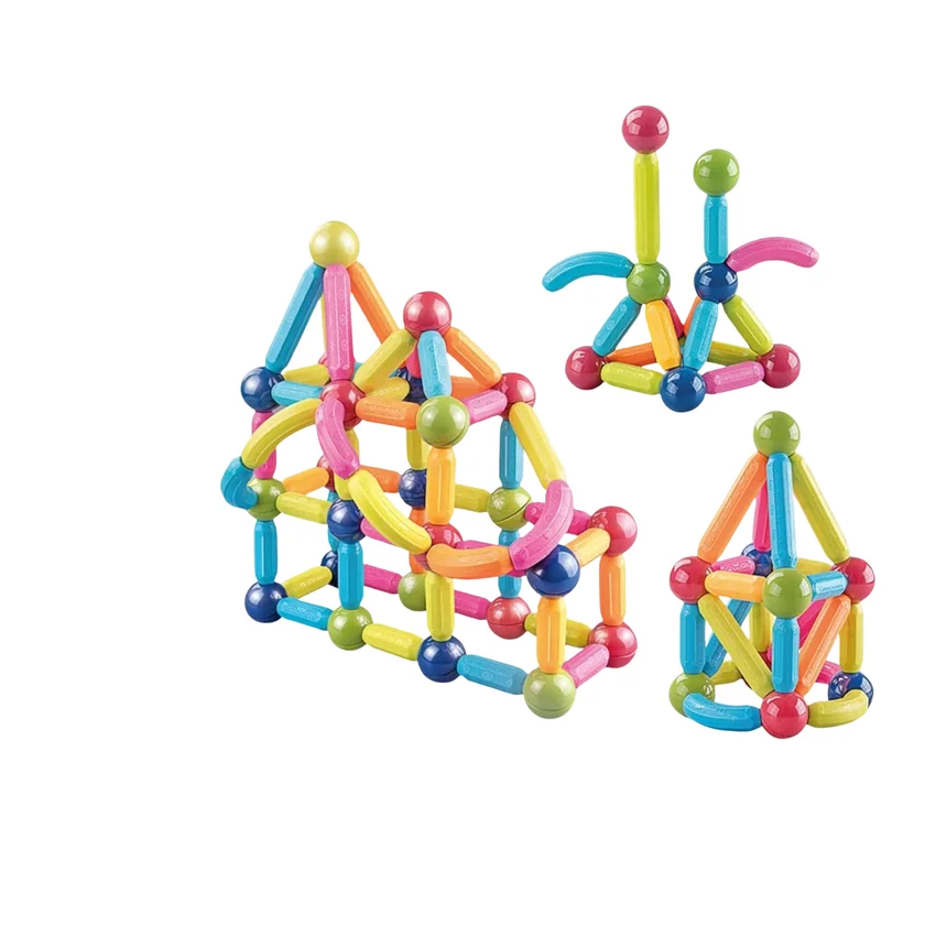 3D Building   Magnetic Sticks 36 Pcs
