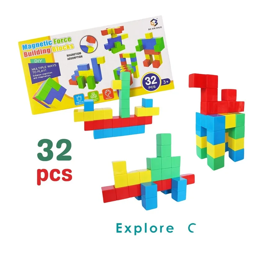 Magnetic Force Building Blocks 32 pcs