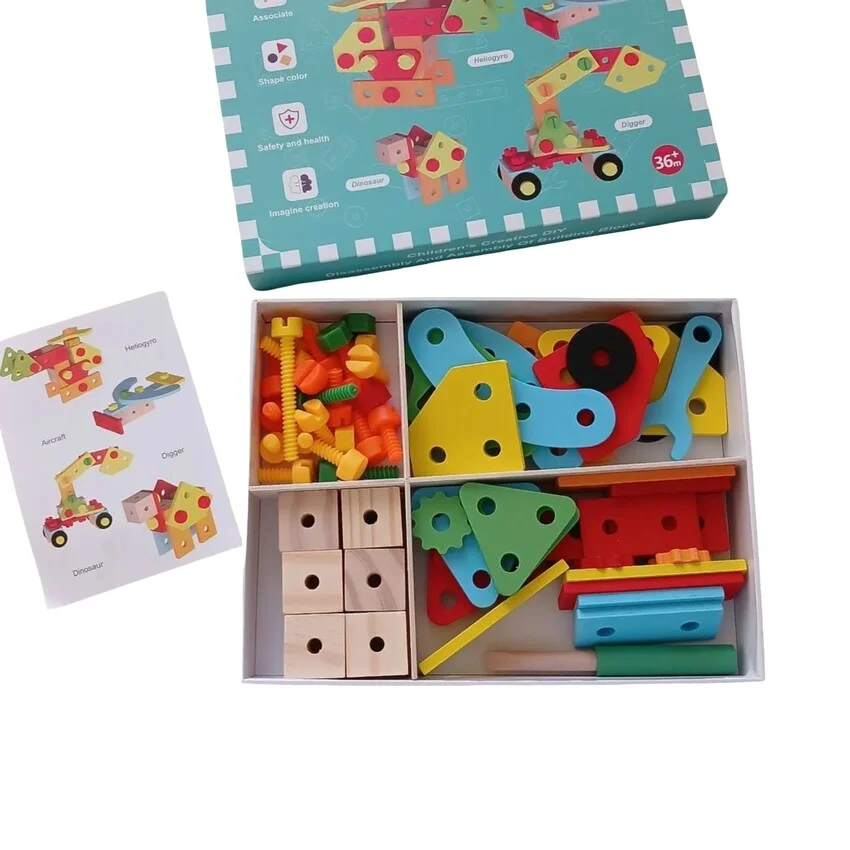 Exclusive DIY Disassembly & Assembly of Building Blocks