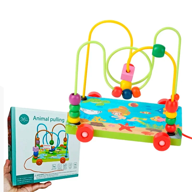 Animal Pulling Beads Game