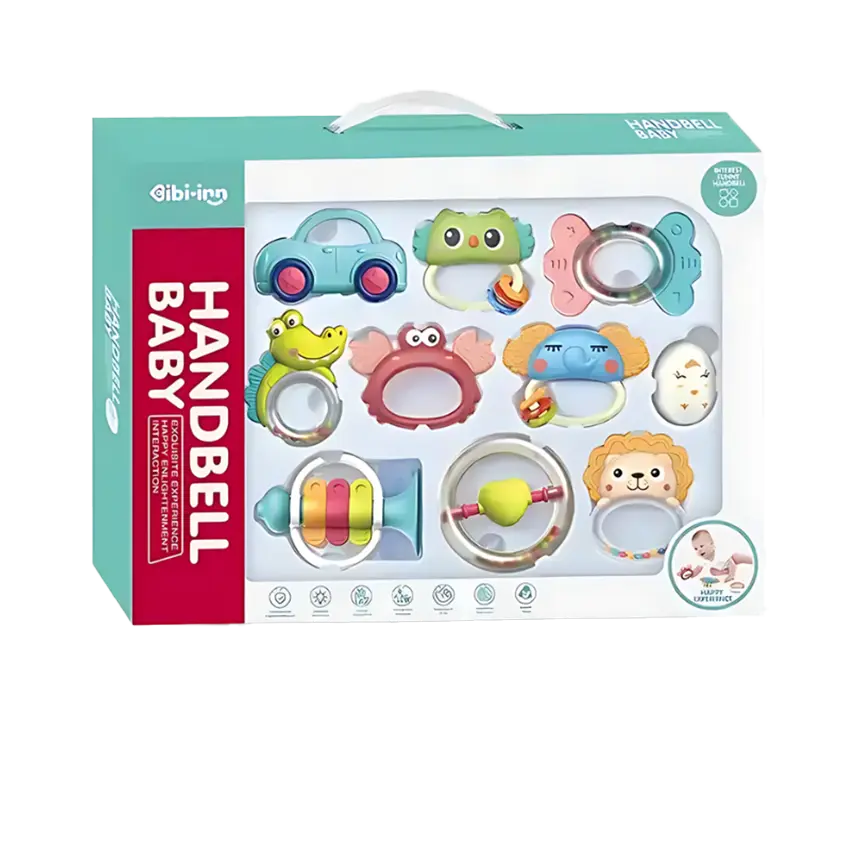 Baby Sensory Handbell Toy Pack (10-Piece)