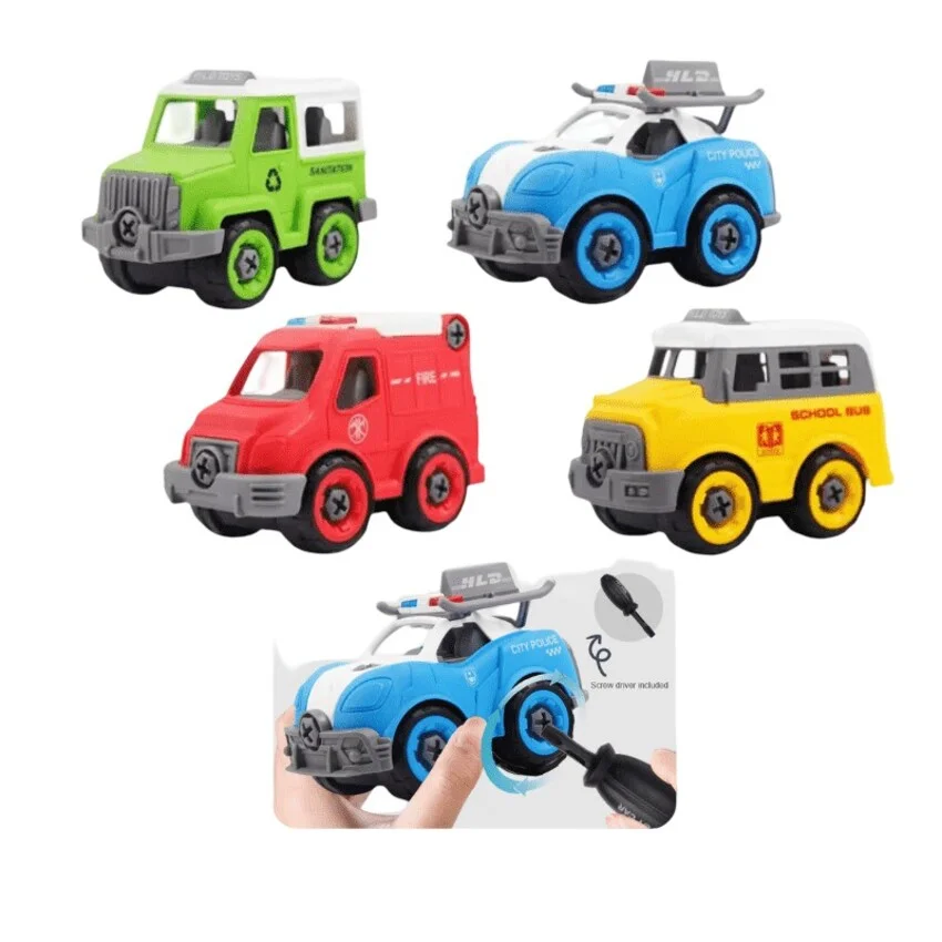 CITY Police Dissemble Car Set – Educational & Interactive Toy for Kids
