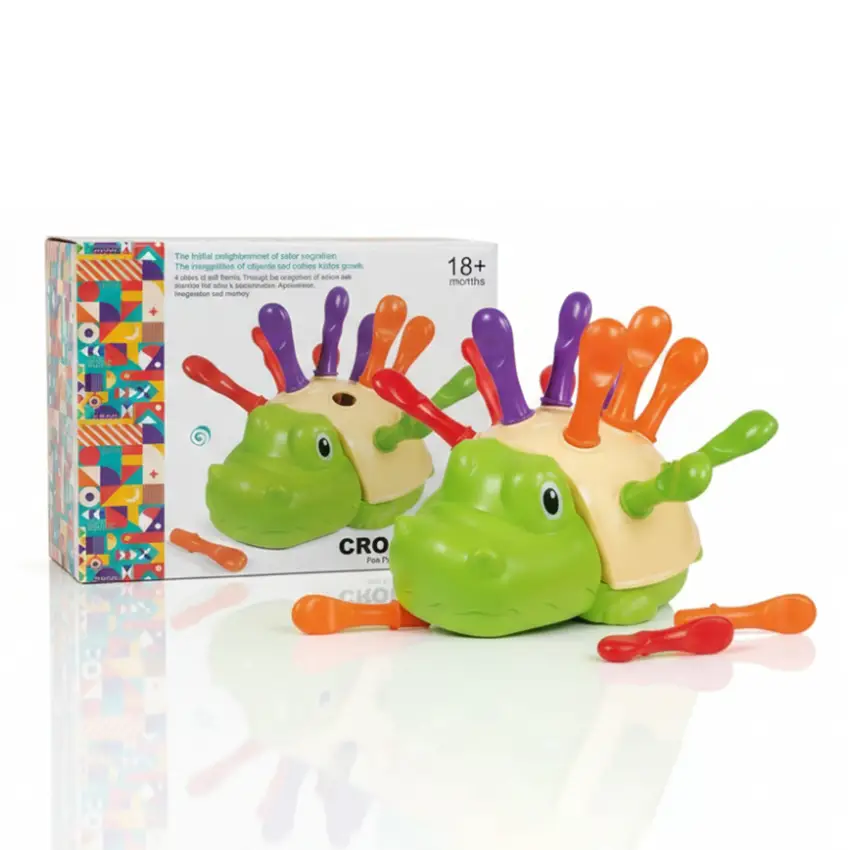 Colorful Fine Motor Skills Crocodile Toy