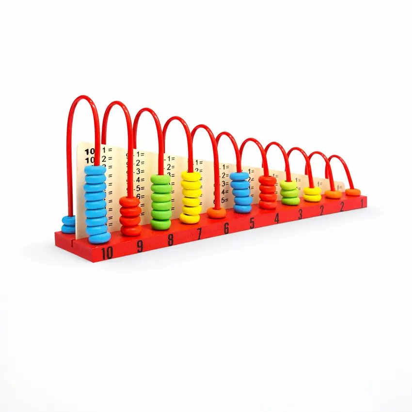 Creative Wooden Calculation Shelf Toy for Kids
