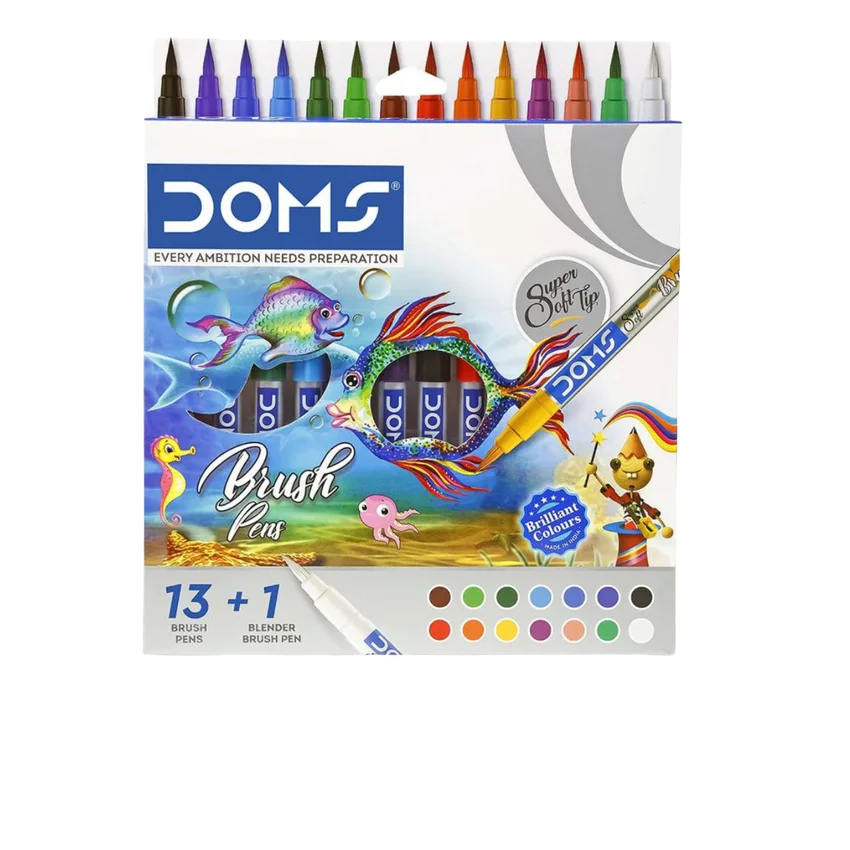 DOMS Brush Pen 14 Shades (13+1)