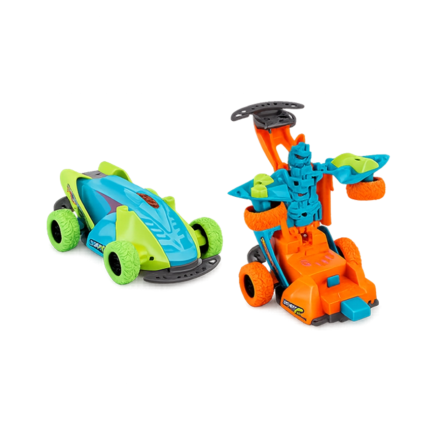 Friction Powered Transforming Robot Car