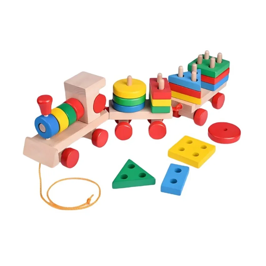 Geometric Building Block Car