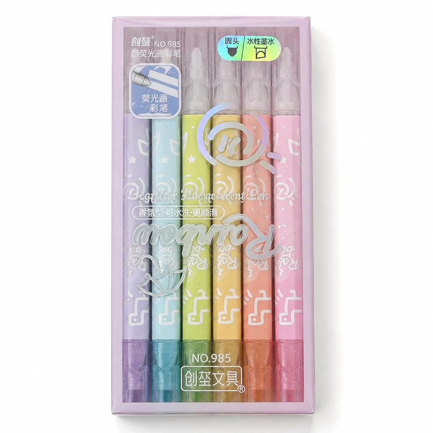 Glitter Erasable Highlighter 985