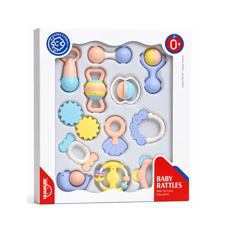 Huanger Premium Baby Rattles 12-Piece