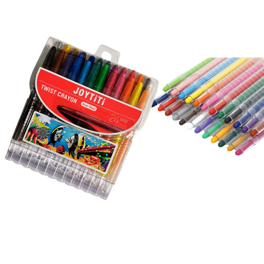 JOYTiTi Twist Crayon 24 Mini Colors (1)