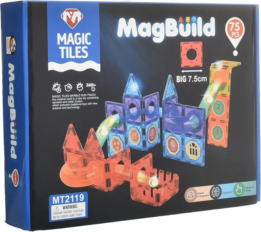 Magic Tiles MagBuild 75 pcs