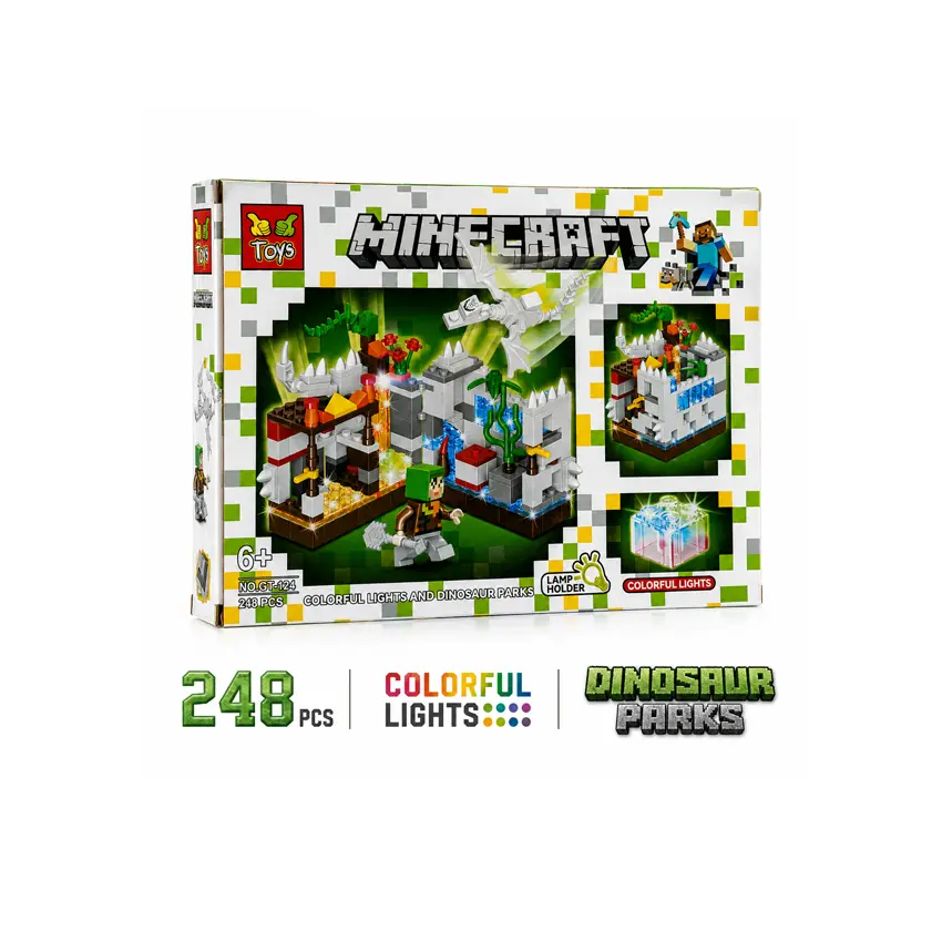 Mine crafts 248pcs with lights