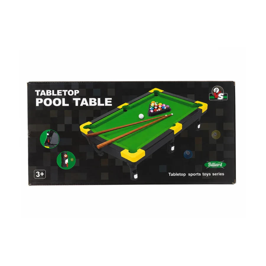 Mini Tabletop Pool Table Game Set with Accessories