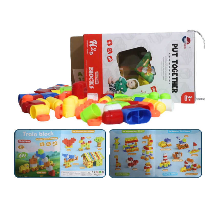 Train DIY Building Blocks