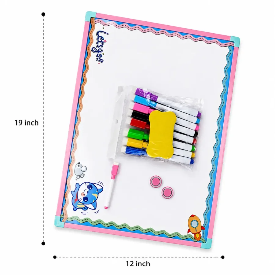 White Board with marker 9 pcs