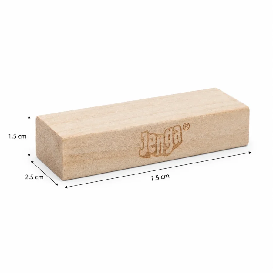 Hasbro Classic Jenga Wooden Block Stacking Game - Image 2