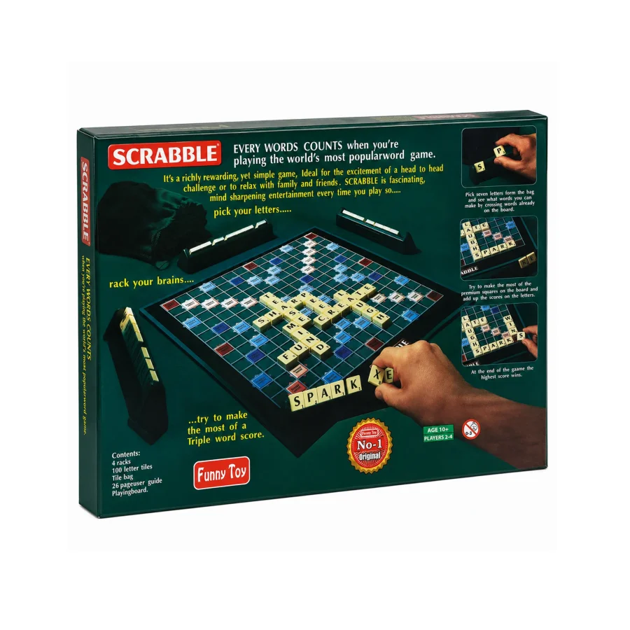 Scrabble Original Word Board Game - Image 2