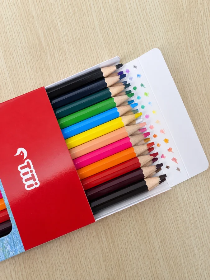 JoyTiTi 24 Classic Color Pencil Set for Kids - Image 2