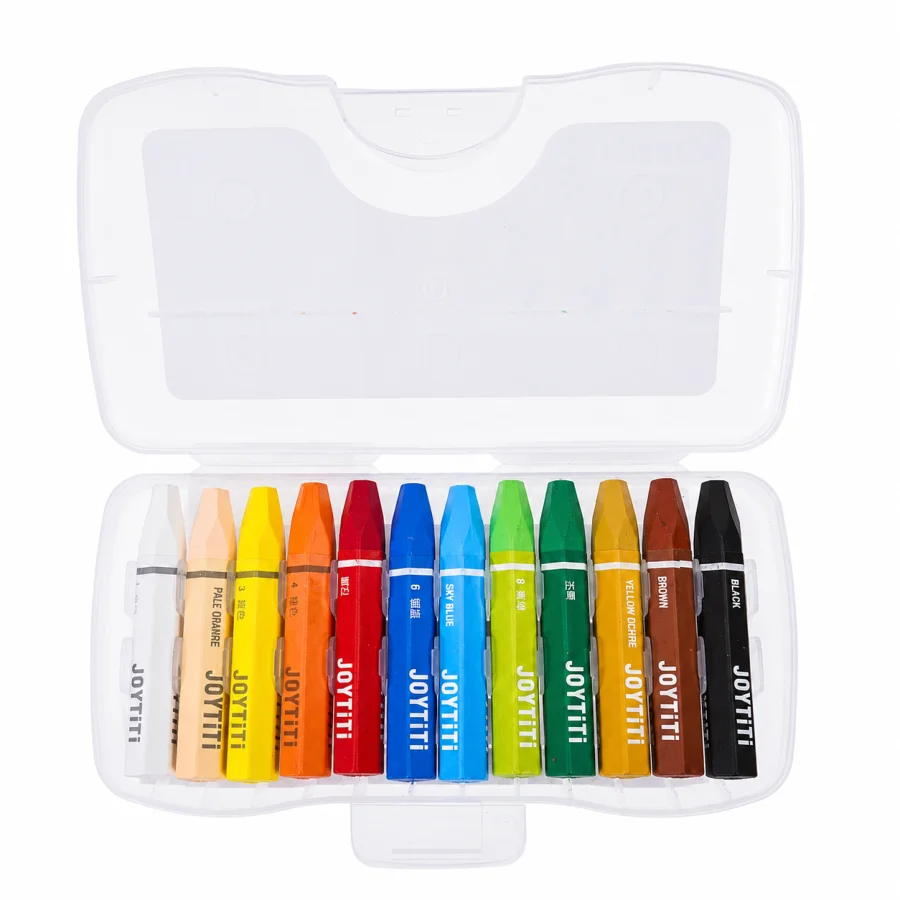 JoyTiTi 12 Colors Oil Pastel Crayons Set for Kids - Image 2