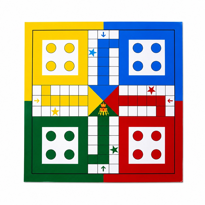 Black & White Chess & Ludo Combo - Image 3