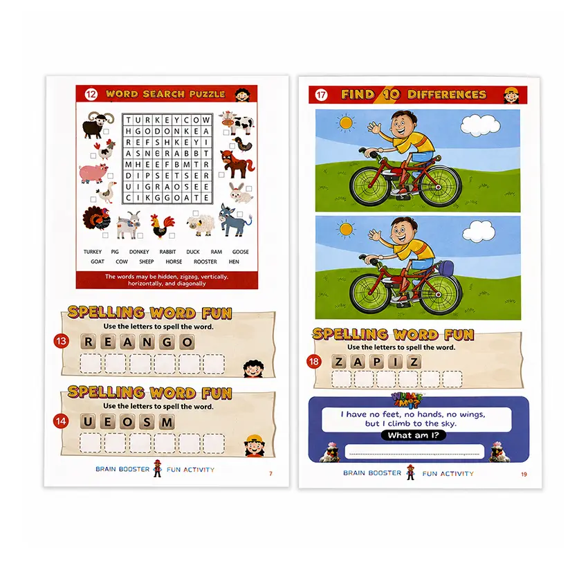Brain Booster IQ Genius 300+ Activities: Fun & Educational Mazes, Puzzles & More for Ages 5-12 - Image 2