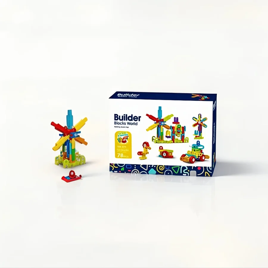 DIY Builder Blocks World 78 pcs - Image 2