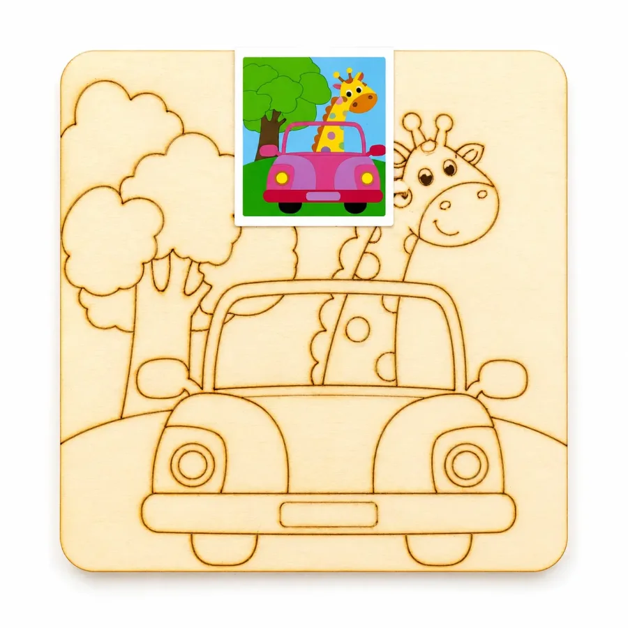 Wooden Colouring Crafts Kits - Image 5
